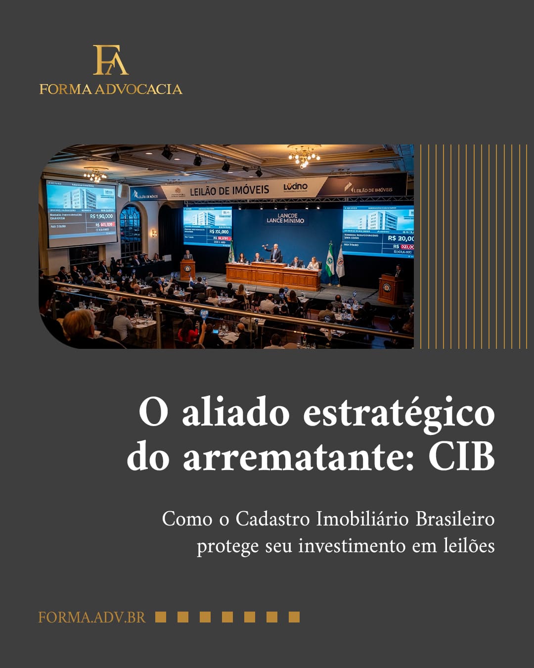CIB no leilão: A importância do "CPF do imóvel" na arrematação