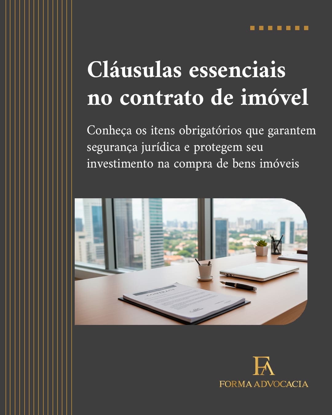 Cláusulas essenciais no contrato de imóvel