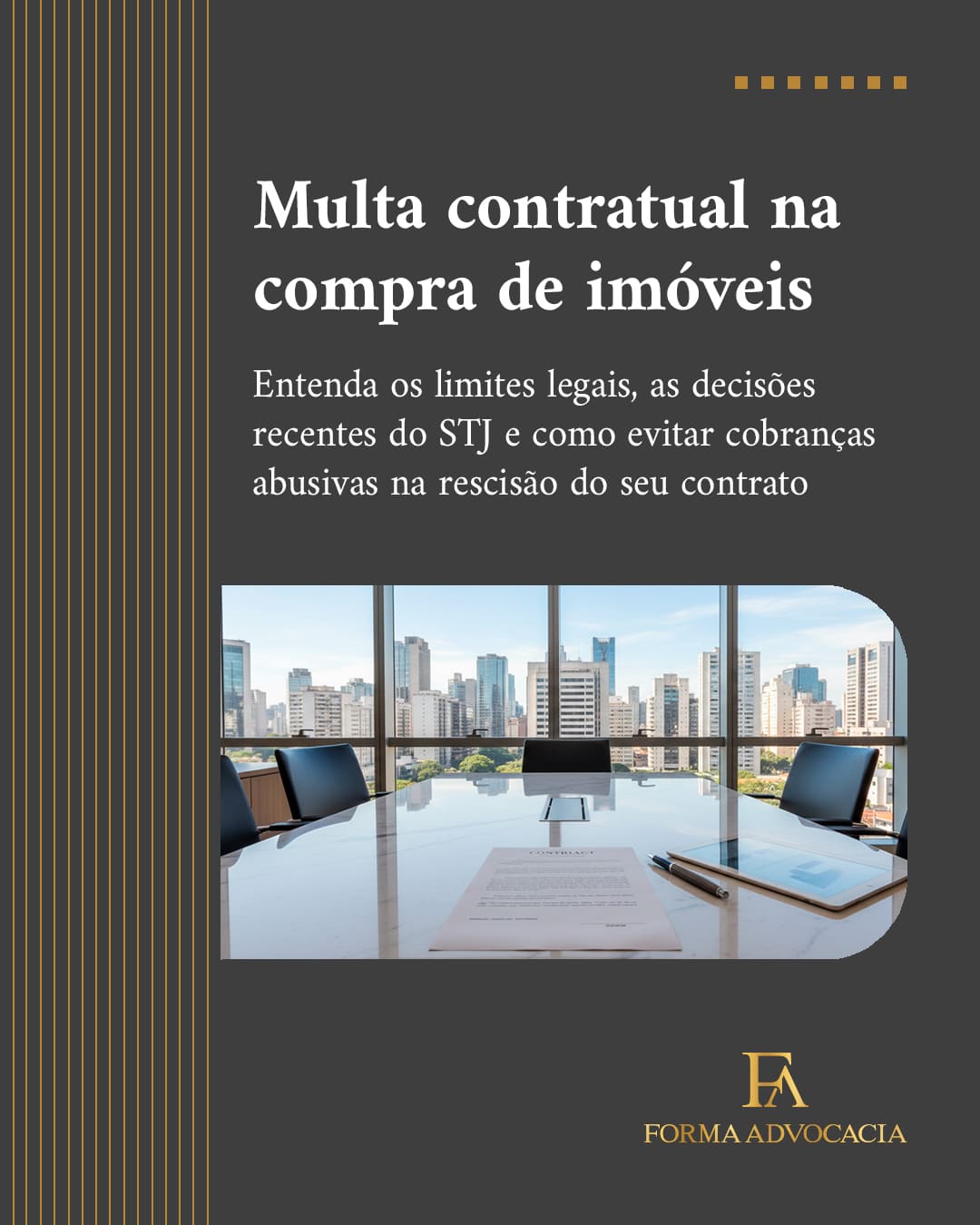 Multa contratual na compra de imóveis